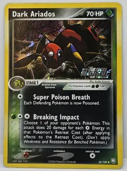 Dark Ariados Ninetales Delta Species Tyranitar Ex Uncommon Pokemon Card Lot - Image 1
