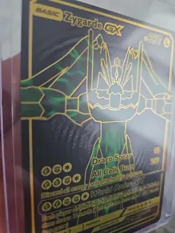 Zygarde GX Black Foil Fan Art Textured Collector Pokemon Card - Image 3