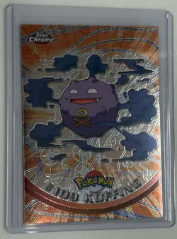 2000 Topps Chrome Koffing Pokemon Card, Foil Holographic - Image 1