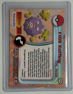 2000 Topps Chrome Koffing Pokemon Card, Foil Holographic - Image 2
