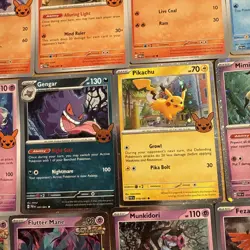 2024 Pokemon Halloween Trick or Trade Complete Set of 30 Cards Gengar Pikachu - Image 3