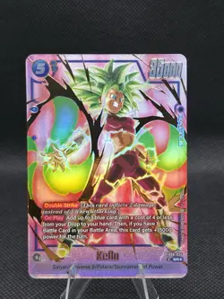 Kefla FB08-034 Alternate Art Saiyan's Pride Dragon Ball English Card Fusion Worl - Image 1