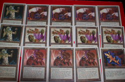 MTG 15x 4th edition playsets chronicles artifact magic card lot LP - Image 1