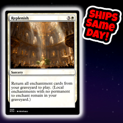 Replenish - Custom Art Magic: The Gathering Playtest Card - Commander EDH - Image 1
