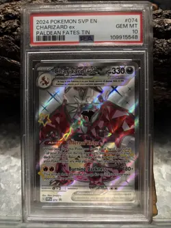 Charizard ex 074 Sv: Scarlet & Violet Promo Cards Holo PSA 10 - Image 2