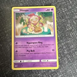 Pokemon TCG Forbidden light Card hoopa #54/131 NM excellent condition - Image 1