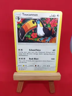 108/149 Toucannon Rare Sun and Moon Base set Pokemon TCG Card SM - Image 1