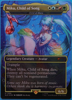 Miku, Child of Song | Child of Alara (Secret Lair Promo) FOIL NM CARD (501971) - Image 1