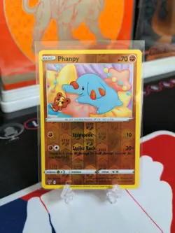 Phanpy Reverse Holo 086/185 - Vivid Voltage Pokemon Card Pokemon - Image 1