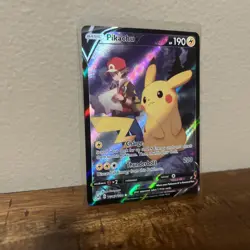 2022 Pokemon Pikachu V Lost Origin Holo Card TG16/TG30 NRMT/MT - Image 2