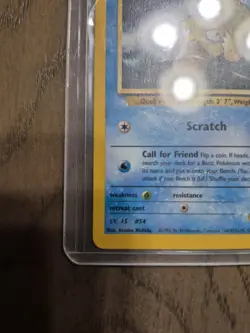 Pokemon TCG Misty's Psyduck Card 54/132 WOTC Promo Moderately Played - Image 2