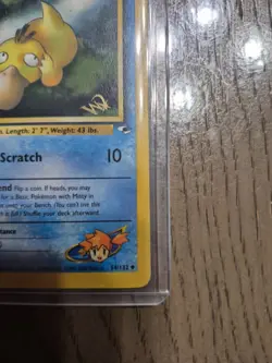 Pokemon TCG Misty's Psyduck Card 54/132 WOTC Promo Moderately Played - Image 3