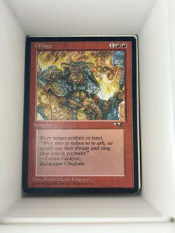 MTG Magic the Gathering Pillage (76/199) Alliances. M11 - Image 1