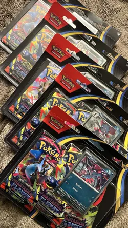 Pack of 5 - Pokemon Phantasmal Flames - Weavel 3-Pack Blister Factory Sealed - Image 1