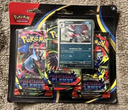 Pack of 5 - Pokemon Phantasmal Flames - Weavel 3-Pack Blister Factory Sealed - Image 2
