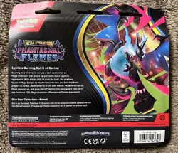 Pack of 5 - Pokemon Phantasmal Flames - Weavel 3-Pack Blister Factory Sealed - Image 3