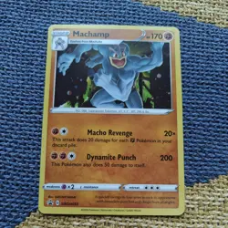 Machamp SWSH053 Black Star Promo Cosmos Holo Pokemon TCG - Image 1