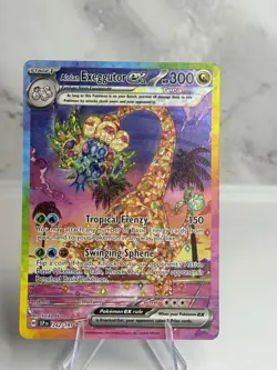 Pokemon Surging Sparks Alolan Exeggutor ex 242/191 Special Illustration Rare NM - Image 1
