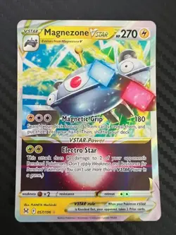 Pokemon TCG Magnezone VSTAR Sword & Shield Lost Origin 057/196 Ultra Rare NM - Image 1