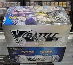 Pokemon V Box V Battle Deck -Mewtwo V & Melmetal V - 8 ct Display (Sealed) - Image 1