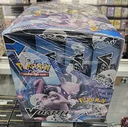 Pokemon V Box V Battle Deck -Mewtwo V & Melmetal V - 8 ct Display (Sealed) - Image 2