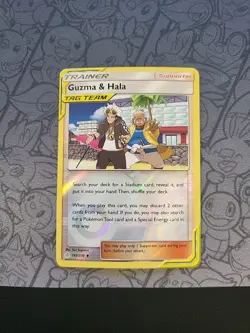 Pokemon: Guzma & Hala #193/236 Reverse Holo Cosmic Eclipse 2019 - LP+ - T188 - Image 1
