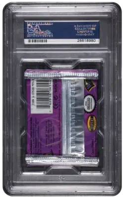 2000 Vintage WOTC Pokemon Base Set 2 Foil Booster pack Pidgeot PSA GEM MT 10 - Image 2