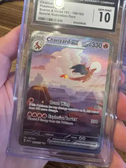 Pokemon TCG 151 Special Illustration Rare Starter Set CGC Grade 10 Charizard inc - Image 3