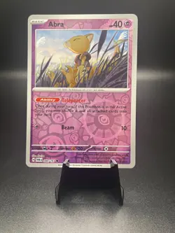 Abra [Reverse Holo] 080/167 Reverse Holo Pokemon Twilight Masquerade TWM - Image 1