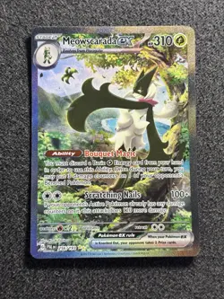 Pokemon TCG Meowscarada ex 256/193 Paldea Evolved SIR Holo 2023 NM - Image 1