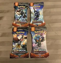 Pokemon Sun & Moon Burning Shadows Sleeved Booster Pack COMPLETE ART SET 🔥🔥 - Image 1