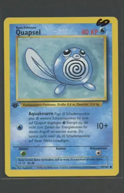 Quapsel 1. Edition | Basis Set 59/102 | Pokemon Karte Deutsch GD Base Set 1999 - Image 1
