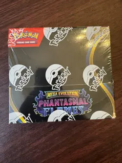 Pokemon TCG Mega Evolution-Phantasmal Flames Booster SEALED Box (36 Packs) - Image 1