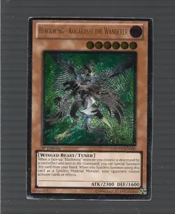 YUGIOH Blackwing - Kogarashi The Wanderer - Ultimate Rare - EXVC-EN009 1ST ED NM - Image 1