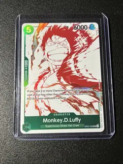 One Piece Card Game - Monkey.D.Luffy (3rd Anniversary Promo) OP07-033 - NM Foil - Image 1