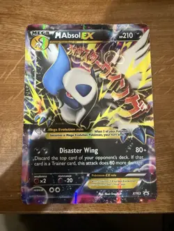 Pokemon TCG M Absol-EX XY XY63 Holo Promo Card - Image 1