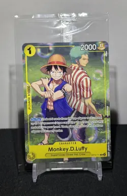 One Piece Card Game One Piece TCG Monkey D. Luffy OP-10-111 Promo Mint Sealed - Image 1