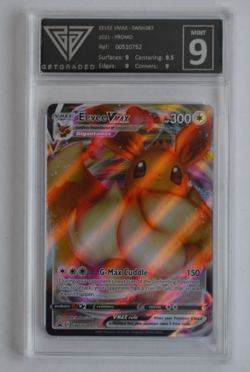 Pokemon TCG Eevee VMAX SWSH087 Promo card GETGRADED MINT 9 - Image 1