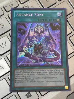 Yugioh Advance Zone REDU-EN088 1st edition Secret Rare Holo nm condition card - Image 1