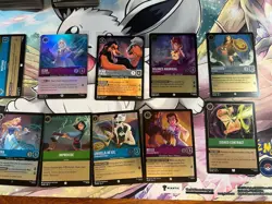 Disney Lorcana Fabled 200+ Bulk Card Lot (C,UC,R,SR) Regular and Holos - Image 1