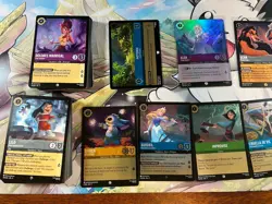 Disney Lorcana Fabled 200+ Bulk Card Lot (C,UC,R,SR) Regular and Holos - Image 2