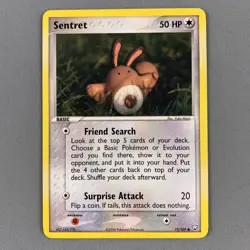 Sentret 75/109 EX Team Rocket Returns Regular Common Pokemon Card Engl 2004 NM - Image 1