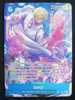 Sanji OP11-051 SR Alt Art - One Piece Card #4I - Image 1