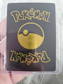M Hybrid Typhlosion EX Black Foil Fan Art Vinyl Collector Pokemon Card - Image 2