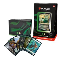 Magic the Gathering Starter Commander Deck Token Triumph, Ready-to-Play New - Image 1