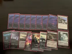 Mtg Custom Commander Deck - Sephiroth - Deck Box And Sleeves - Image 3