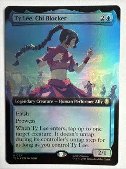 MTG Avatar The Last Airbender Ty Lee, Chi Blocker Extended Art Foil 0371 - Image 1
