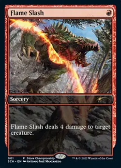 Flame Slash (Extended Art) [Store Championships 2022] Magic MTG - Image 1
