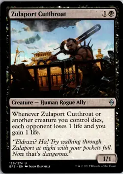 Zulaport Cutthroat Battle for Zendikar #126 Uncommon - Image 1