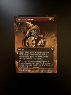 MTG Final Fantasy English Vivi's Persistence Borderless 0458 Non-Foil - Image 1